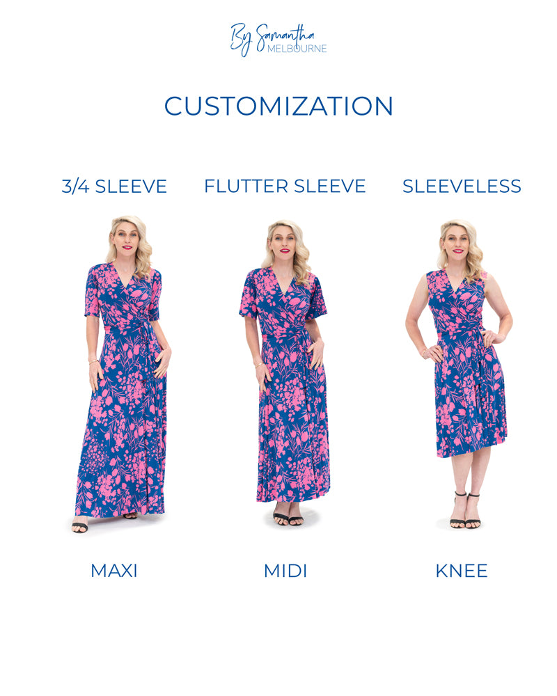 Customization: design your perfect wrap dress