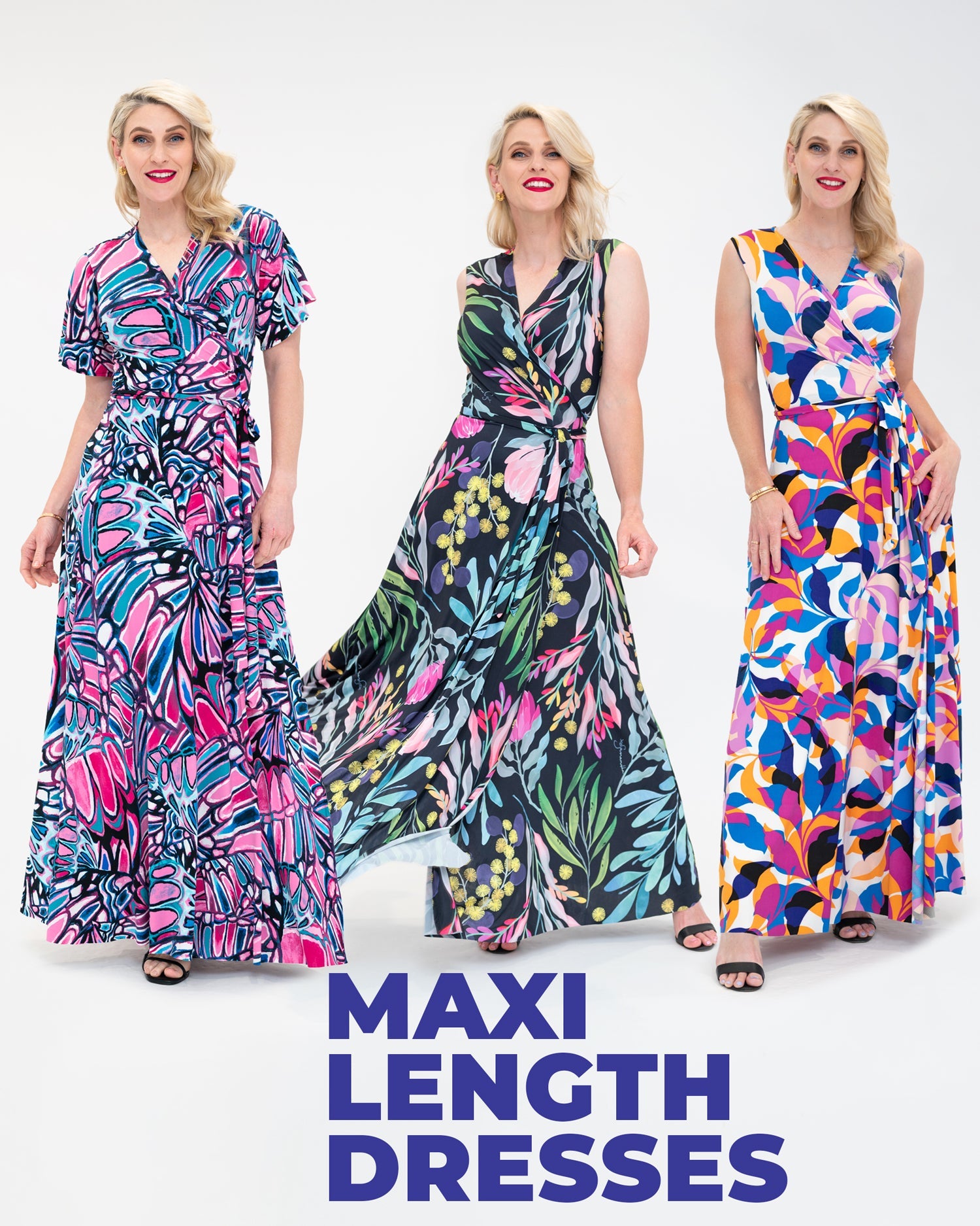 Maxi Wrap Dresses